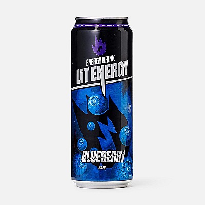 Напиток безалкогольный тонизирующий энергетический " LIT ENERGY BLUEBERRY" Черника 0,45 мл 