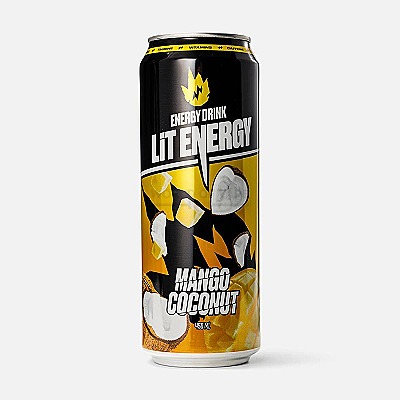 Напиток безалкогольный тонизирующий энергетический "LIT ENERGY MANGO COCONUT" манго кокос 0,45 мл