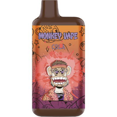 Одноразовый вейп Monkey Vape 5% (от 4200 - 8000 затяжек) "Cola" (Кола)