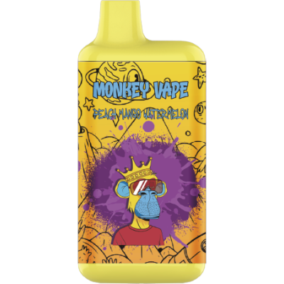 Одноразовый вейп Monkey Vape 5% (от 4200 - 8000 затяжек) АКЦИЯ "Peach 