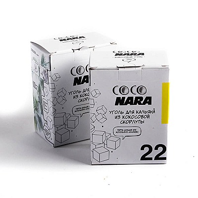 Уголь для кальяна Coco Nara (12 кубика 25 мм )