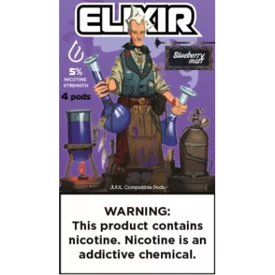 Комплект Elixir - Blueberry mist (5.0%)