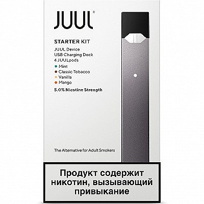 Под система JUUL (+ 4 картриджа)