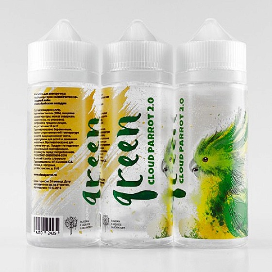 Жидкость Cloud Parrot 2.0 Green 120 мл