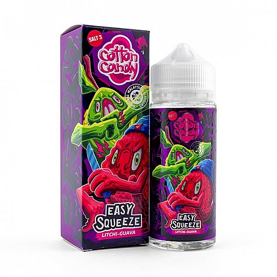 Жидкость Cotton Candy Easy Squeeze Litchi-Guava 120 мл