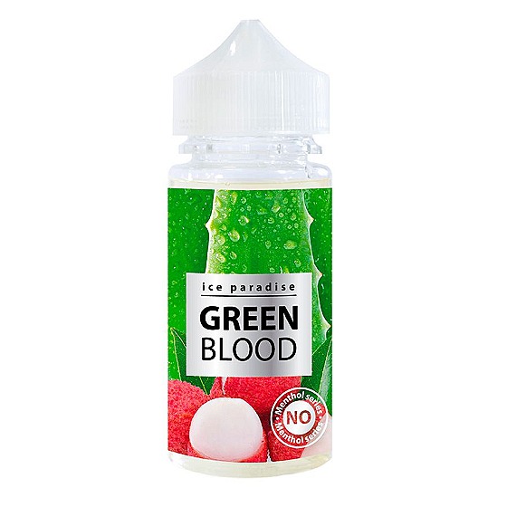 Жидкость Ice Paradise Green Blood No Menthol 100 мл