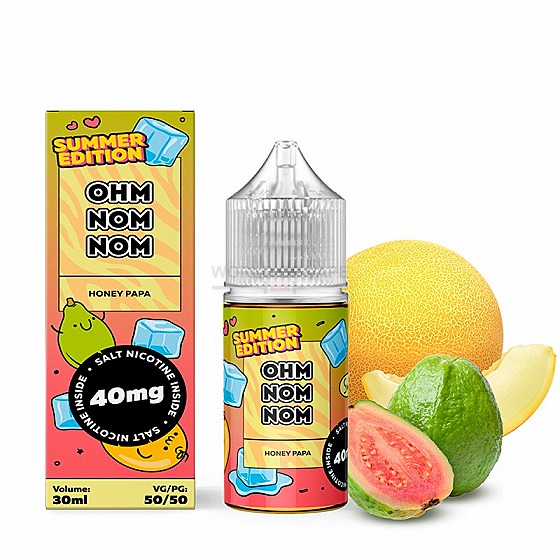 Жидкость Ohm Nom Nom Summer Salt Honey Papa 30 мл