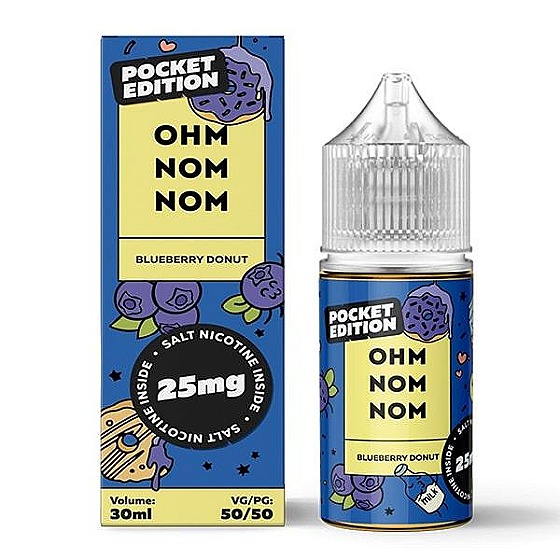 Жидкость Ohm Nom Nom Blueberry Donut  30 мл