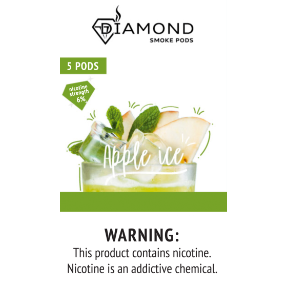 Комплект Diamond Pods Iced Apple (6.0%) 