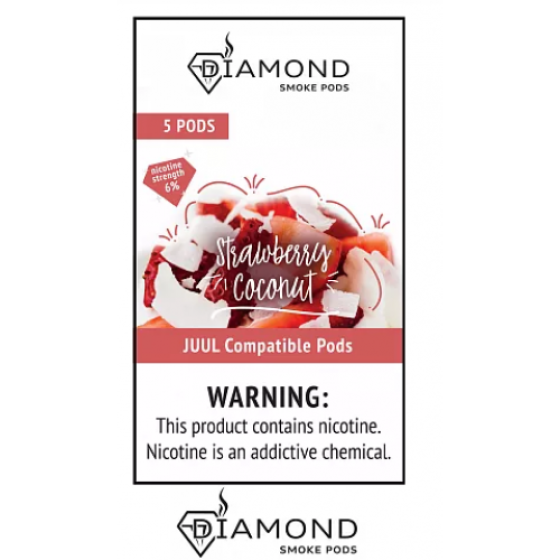 Комплект Diamond Pods Strawberry Coconut (6.0%) 