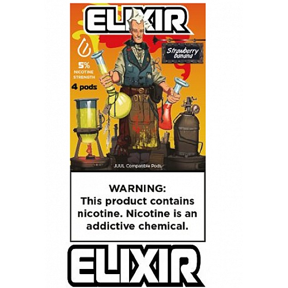 Комплект Elixir - Strawberry Banana (5.0%)