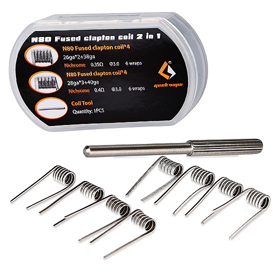 Набор спиралей GeekVape N80 Fused Clapton Coil 2 In 1
