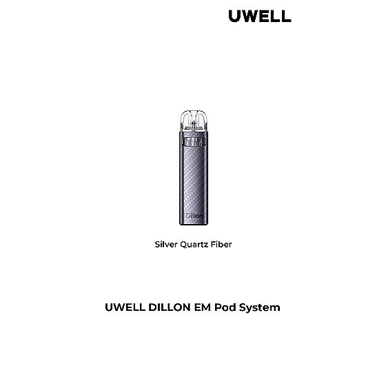 Вейп Uwell DILLON EM | Silver Quartz Fiber | ( Серебристый )