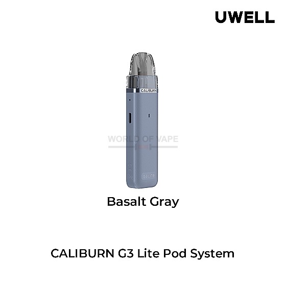 Вейп Uwell CALIBURN G3 LITE ( Серый ) Basalt-Gray