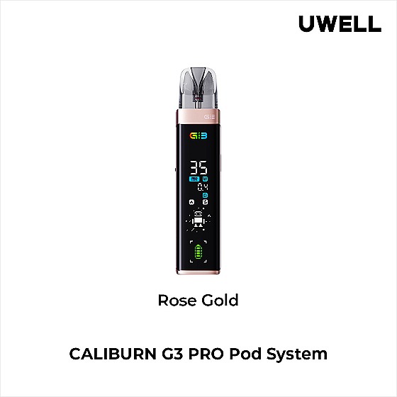Вейп Uwell CALIBURN G3 PRO ( Розовый ) Rose-Gold